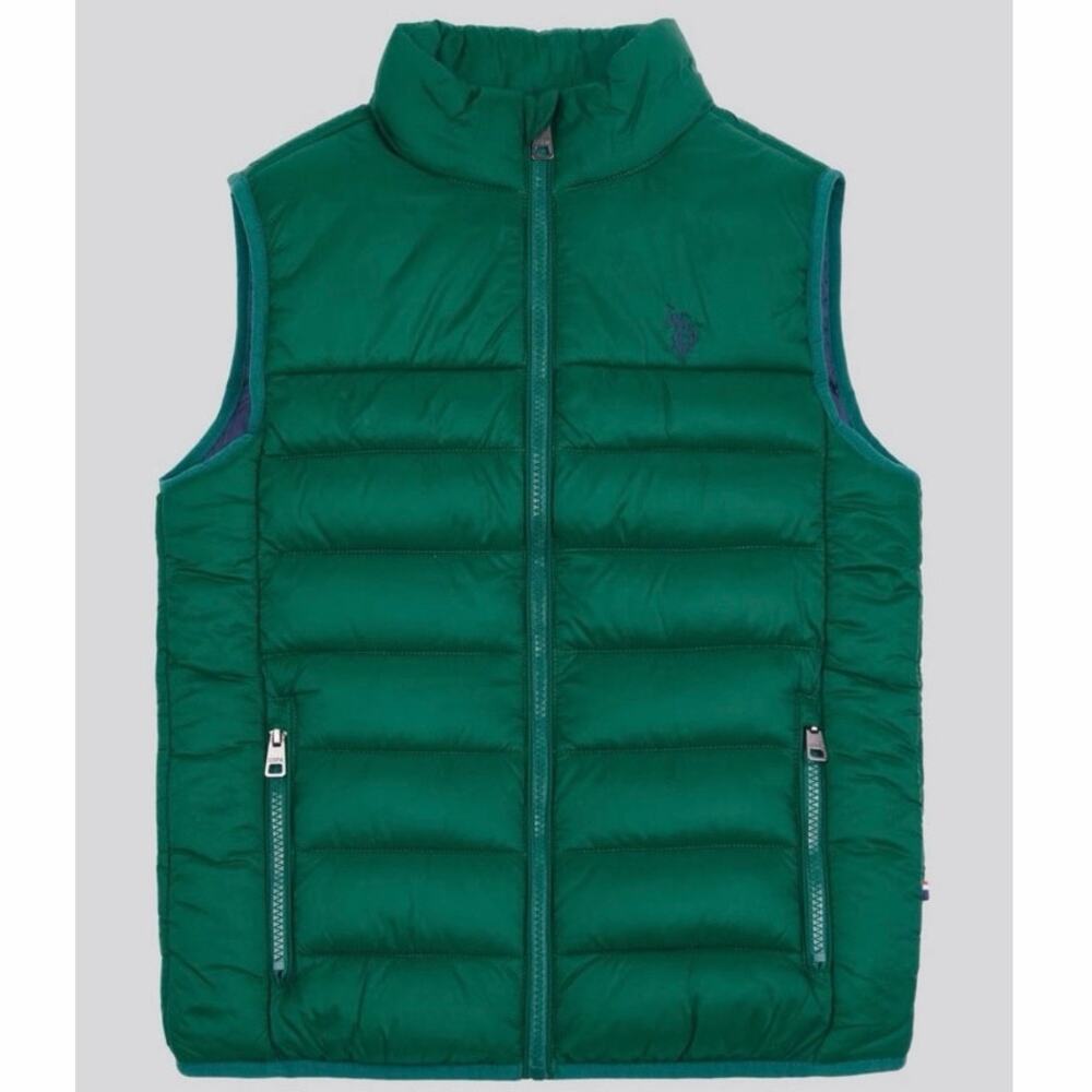 Polo Ralph Lauren green Packable thin Ripstop Gorham Down Vest